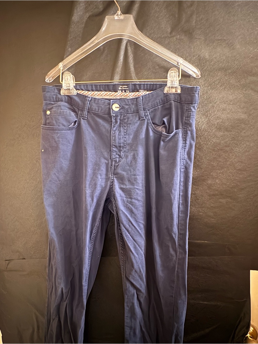 Ben Sherman Navy Blue Chinos